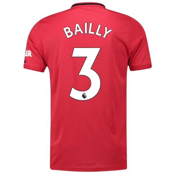 Camiseta Manchester United NO.3 Bailly Primera equipación 2019-2020 Rojo